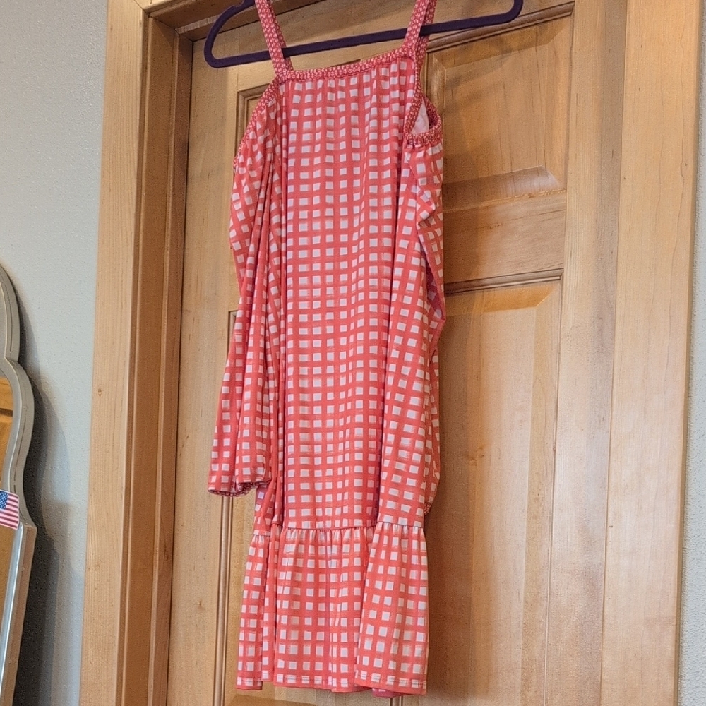 Cabana Life Nantucket Tunic Dress Long Sleeve Pullover Stretch UPF 50+ - Picture 3 of 8
